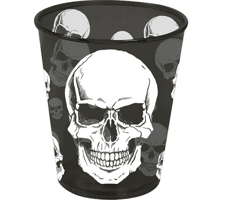 KUBEK Z CZASZKĄ 9 X 10 CM HALLOWEEN