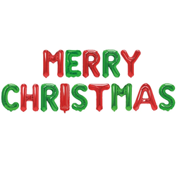 BALONY FOLIOWE MERRY CHRISTMAS