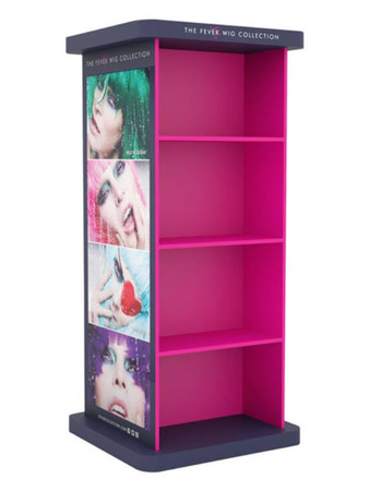 Szafka do wystawiania peruk, na 56 sztuk 