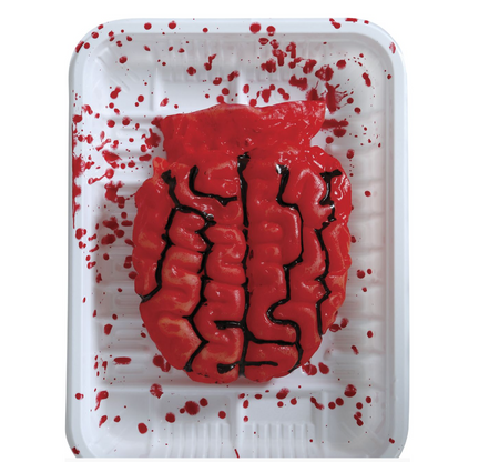 SZTUCZNY MÓZG NA TACY 18X13 CM