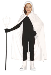 BIAŁA PELERYNA DZIECIĘCA