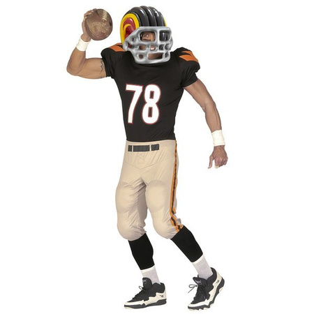 DMUCHANY KASK FUTBOLISTY CZARNY