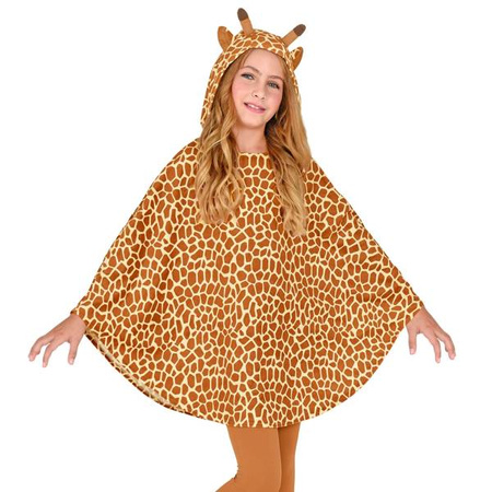 GIRAFFA (poncho con cappuccio)