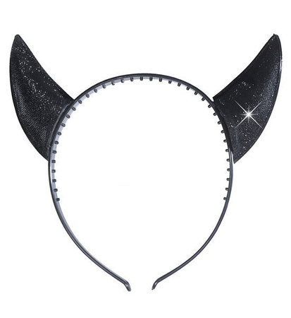 OPASKA ROGI ŚWIECĄCE CZARNE