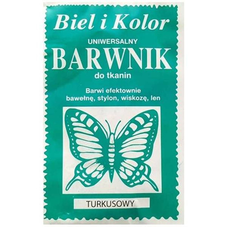 BARWNIK DO TKANIN TURKUSOWY 1 szt.