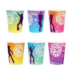 KUBEK RETRO DISCO 220 ML 6 SZT.