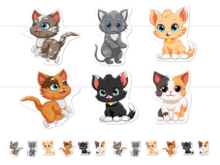 GIRLANDA URODZINY 5 M KOTKI 