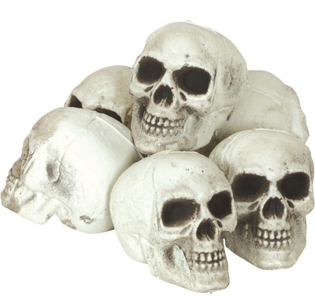 ZESTAW CZASZEK 8 CM 6 SZT