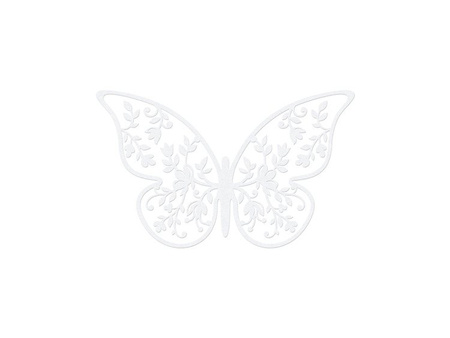 DEKORACJE PAPIEROWE MOTYL 6,5X4 CM 10 SZT