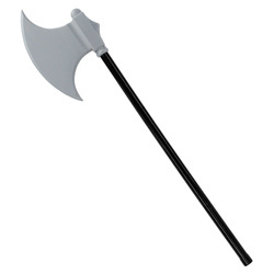 TOPÓR CZARNO SREBRNY 85 CM