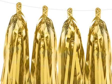 FRĘDZELKI ZŁOTE GIRLANDA