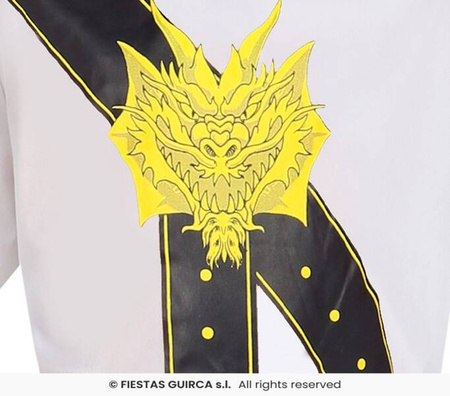 STRÓJ BIAŁY NINJA WOJOWNIK 