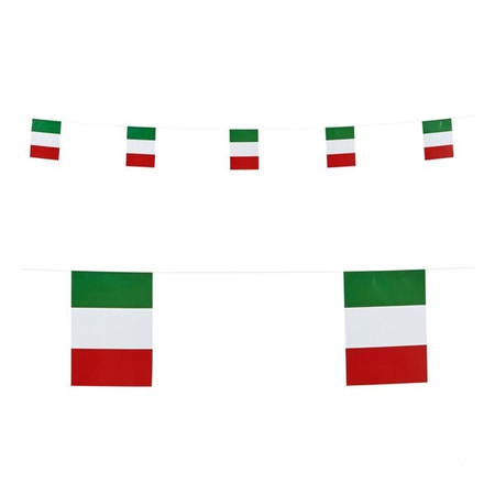 GIRLANDA PAPIEROWA FLAGI WŁOCH