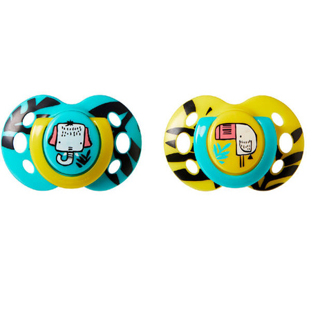 SMOCZKI TOMMEE TIPPEE FUN STYLE 6-18M ŻÓŁTY-TURKUS