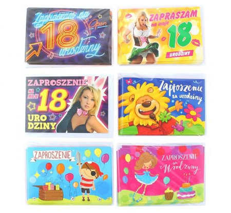 Zaproszenie C6 ZM - 1 szt.