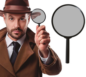 LUPA ZABAWKOWA CZARNA 16 CM