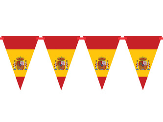 BANER PAPIEROWY FLAGA HISZPANII 5M