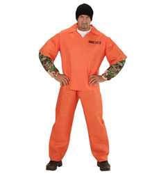 STRÓJ WIĘŹNIA POMARAŃCZOWY TATUAŻ