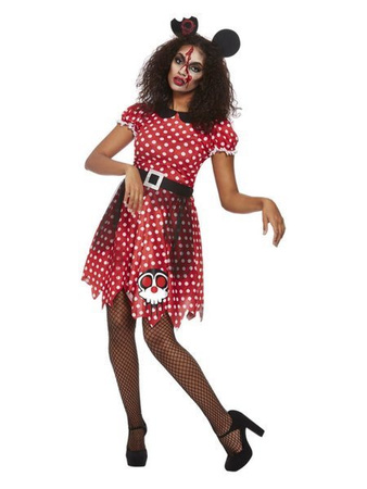 Strój zombie, mysz, karnawał, bal S