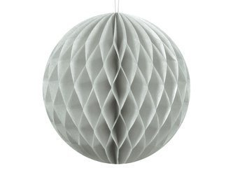 KULA BIBUŁOWA JASNY SZARY, 10cm