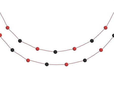 GIRLANDA POMPONIKOWA CZAR-CZER 2m