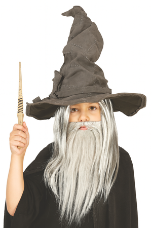 ZESTAW CZARODZIEJA DZIECIĘCY KAPELUSZ+RÓŻDŻKA