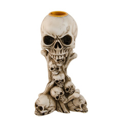 ŚWIECZNIK CZASZKA 13 CM