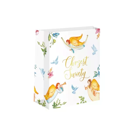 TOREBKA NA PREZENT CHRZEST ŚWIĘTY 26x32x12 cm