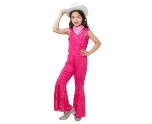 STRÓJ RÓŻOWA KOWBOJKA DZIKI ZACHÓD