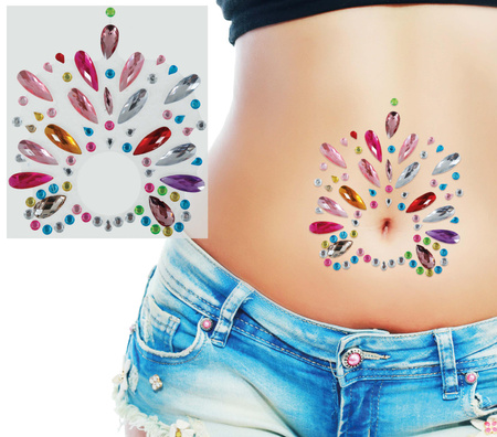 NAKLEJKI NA BRZUCH KOLOROWE