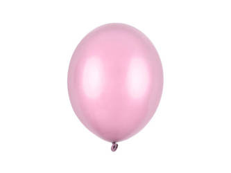 BALONY STRONG 27 CM METALIK CUKIERKOWY RÓŻ 50 SZT