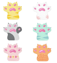 SERWETKI KOTKI ŁAPKI 12 SZT