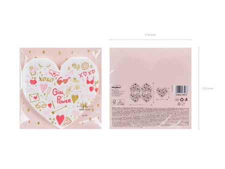 SERWETKI SERCE, 20 SZT.