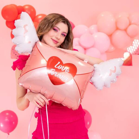 BALON FOLIOWY LIST LOVE FOREVER 89,5x64cm