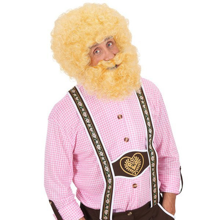 PERUKA BAWARCZYKA Z BRODĄ