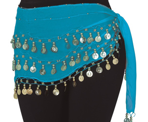 SZARFA CYGANKI NIEBIESKA