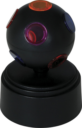 KULA DYSKOTEKOWA LED 9X9X12 CM NA BATERIE