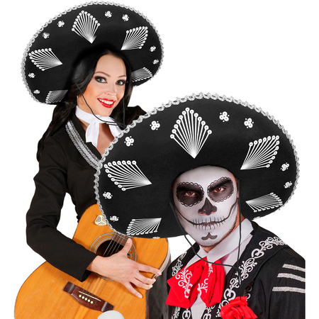 SOMBRERO CZARNE MEKSYKAŃSKIE MARIACHI