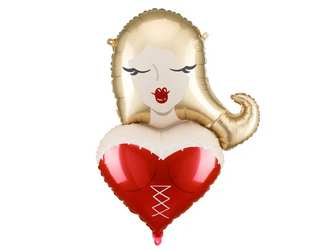 BALON FOLIOWY DZIEWCZYNA 57 X 74 CM