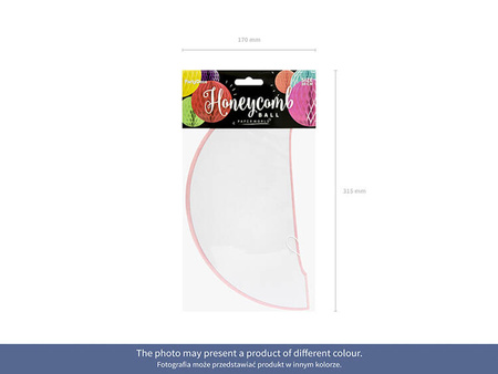 KULA BIBUŁOWA SŁOMKOWY 30 CM