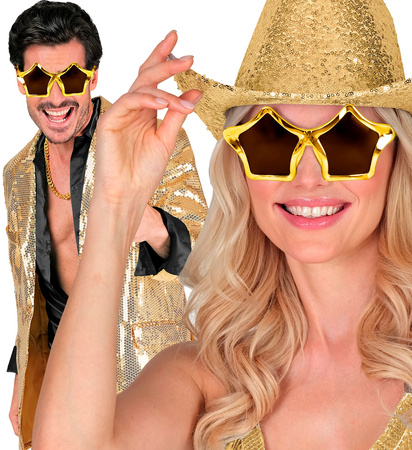 OKULARY ZŁOTE GWIAZDY 