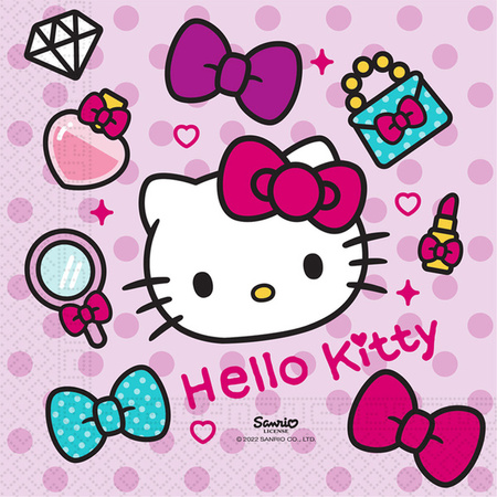 SERWETKI HELLO KITTY 33 CM 20 SZT.