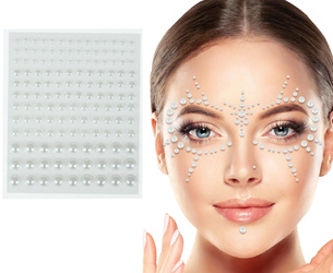 NAKLEJKI PEREŁKI NA TWARZ