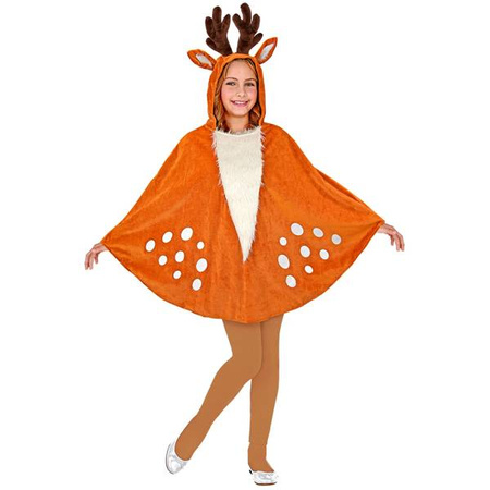 PONCZO RENIFER Z KAPTUREM