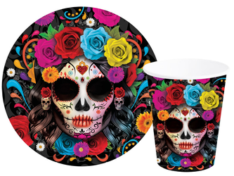 ZESTAW LOS MUERTOS: TALERZYKI + KUBECZKI