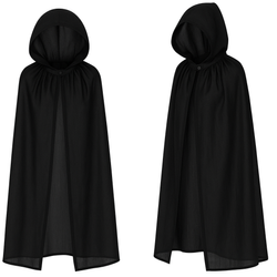 CAPE WITH HOOD, 135 CM