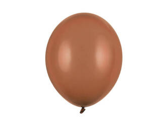 BALONY STRONG PASTELOWE BRĄZOWE MOCCA 30 CM 100 SZT.