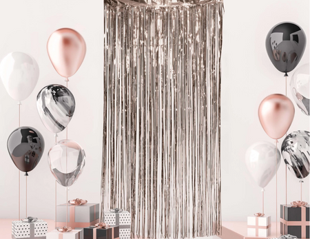 KURTYNA RÓŻOWE ZŁOTO 100 X 200 CM