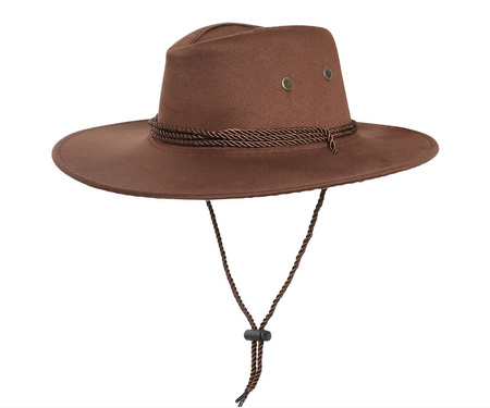 KAPELUSZ KOWBOJSKI BRĄZOWY