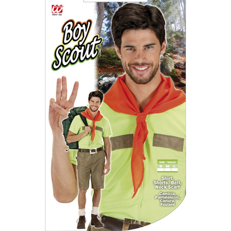 "BOY SCOUT" (shirt, shorts, belt, neck scarf)